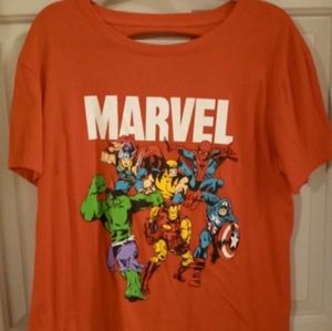 Women's marvel  and Ninja turtles shirt 2pack.